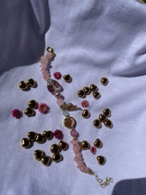 Load image into Gallery viewer, Rose Quartz Charm Adjustable Bracalet
